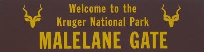 Malelane Gate sign